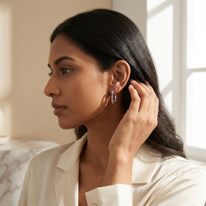 Natural Tourmaline Gemstone Earrings