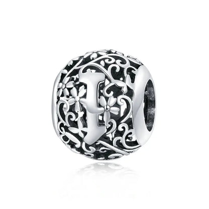 925 Sterling Silver Vintage Alphabet Beads – Letter Charms for Bracelets