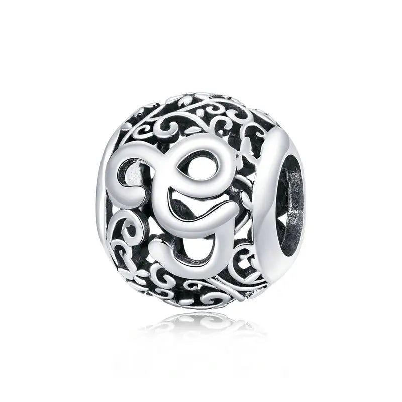 925 Sterling Silver Vintage Alphabet Beads – Letter Charms for Bracelets