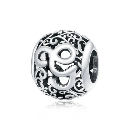 925 Sterling Silver Vintage Alphabet Beads – Letter Charms for Bracelets