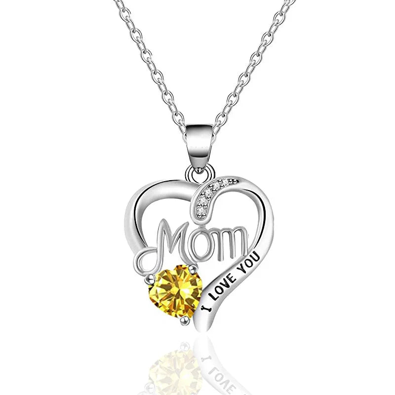 I Love You MOM Necklace