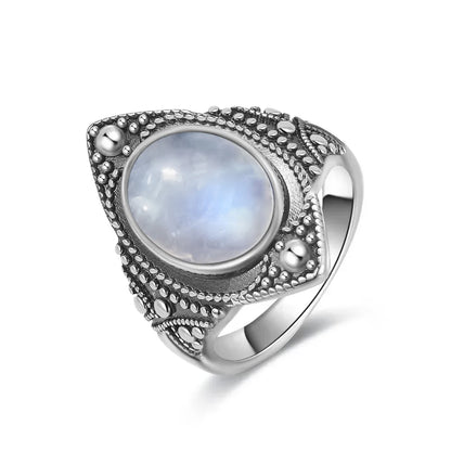 Natural Moonstone Vintage Ring