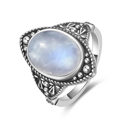 Natural Moonstone Vintage Ring