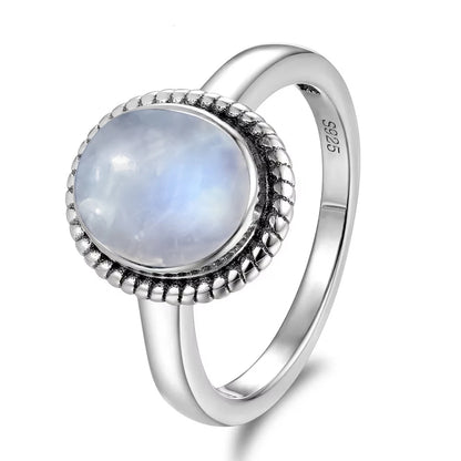 Natural Moonstone Vintage Ring