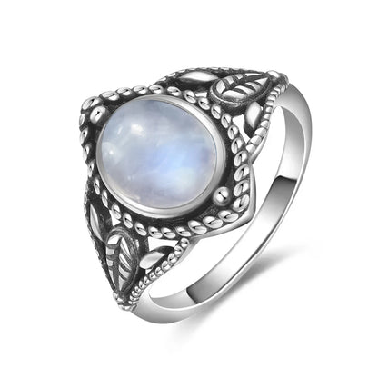 Natural Moonstone Vintage Ring