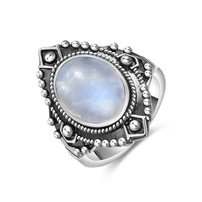 Natural Moonstone Vintage Ring