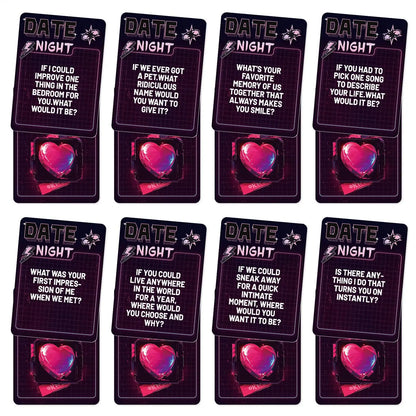 Couples Conversation Cards – 50-Card Romantic Relationship Question Game