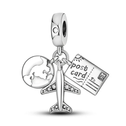 925 Sterling Silver Charms Beads Pendant Tree of Life Dog Elephant Love Heart Charm Fit Original Bracelet DIY Women Jewelry Gift
