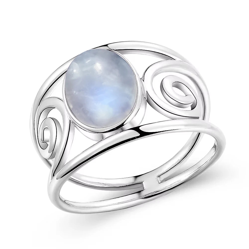 Natural Moonstone Vintage Ring