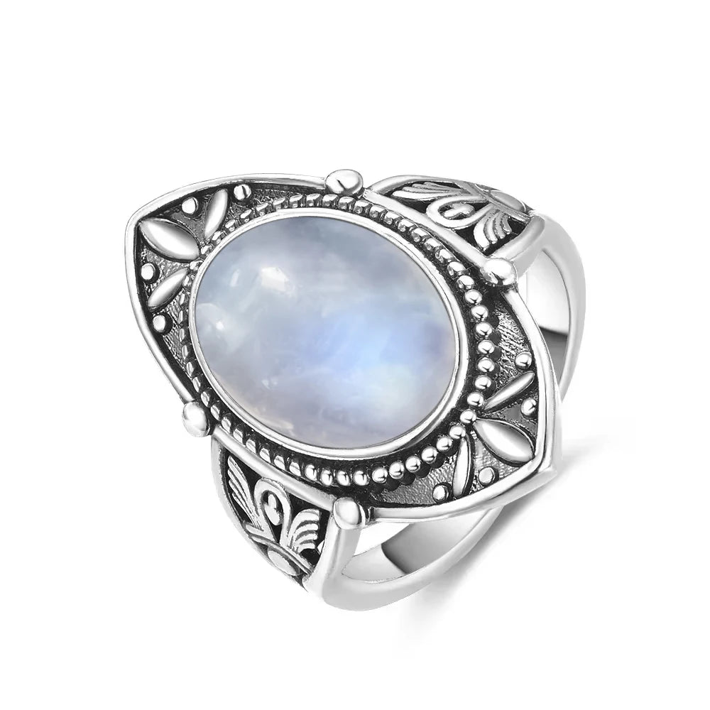 Natural Moonstone Vintage Ring