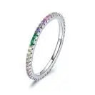 Pink Sapphire Stackable Ring