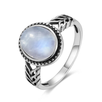 Natural Moonstone Vintage Ring