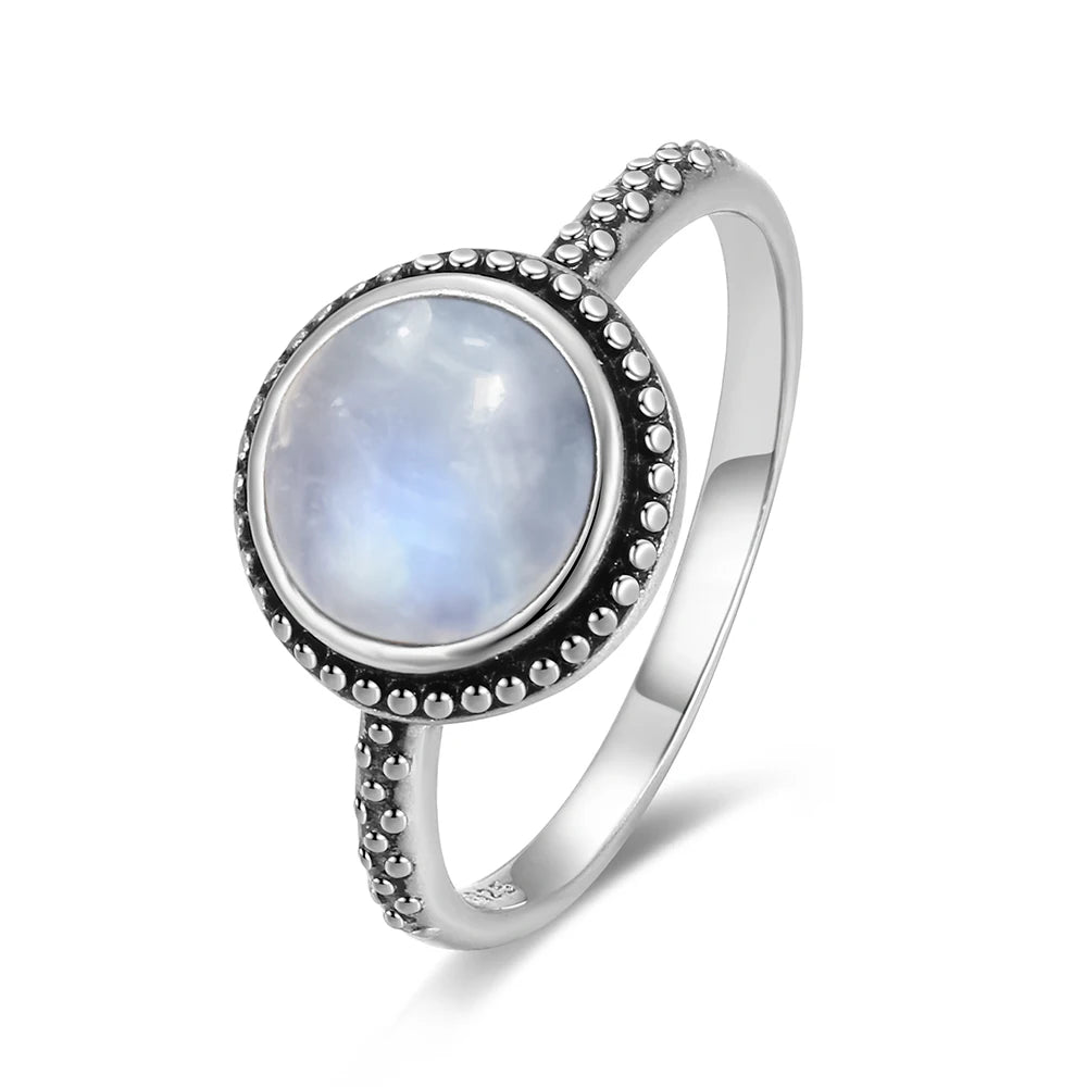 Natural Moonstone Vintage Ring