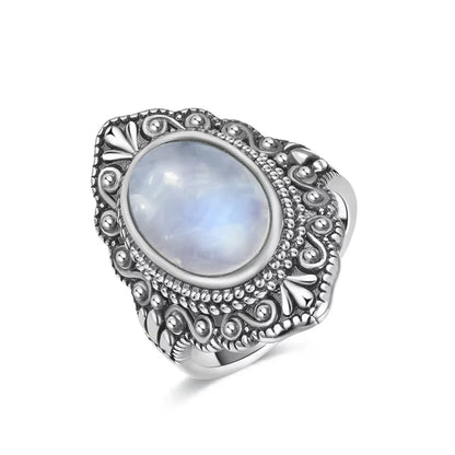 Natural Moonstone Vintage Ring