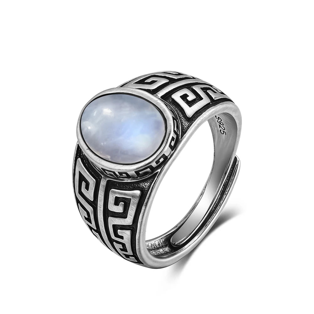 Natural Moonstone Vintage Ring