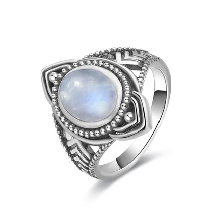 Natural Moonstone Vintage Ring