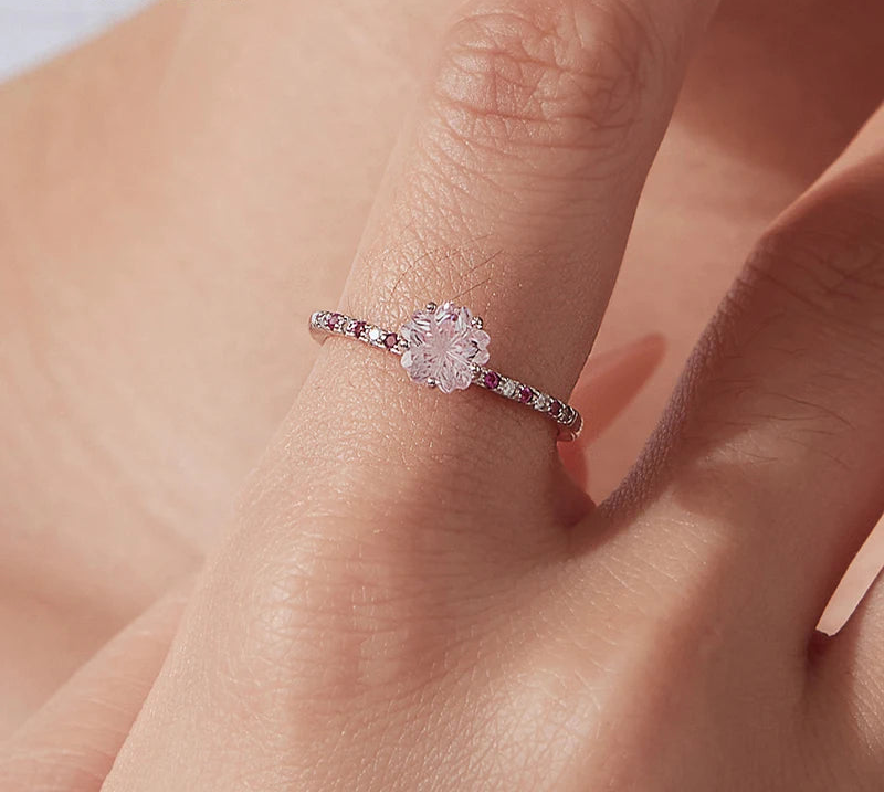 Pink Sapphire Stackable Ring