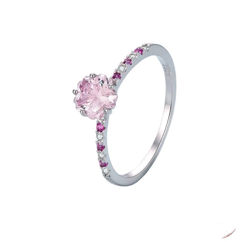 Pink Sapphire Stackable Ring