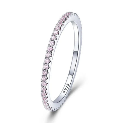 Pink Sapphire Stackable Ring
