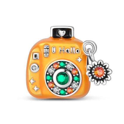 Luminous Pumpkin Charm Collection in 925 Sterling Silver – Glow-in-the-Dark Bracelet Charms