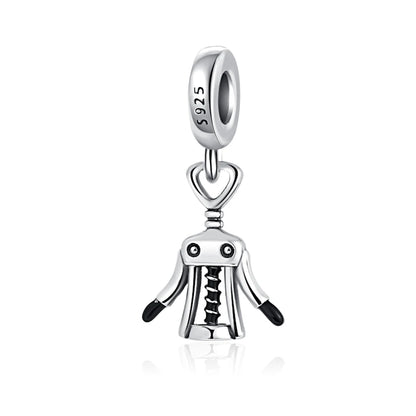 925 Sterling Silver Halloween Charm – Pumpkin Wagon & Magic Hat Bead for Bracelet or Pendant