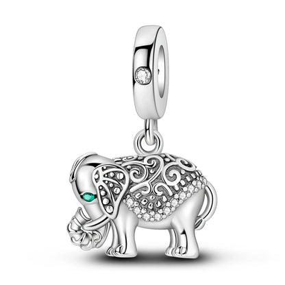 925 Sterling Silver Charms Beads Pendant Tree of Life Dog Elephant Love Heart Charm Fit Original Bracelet DIY Women Jewelry Gift