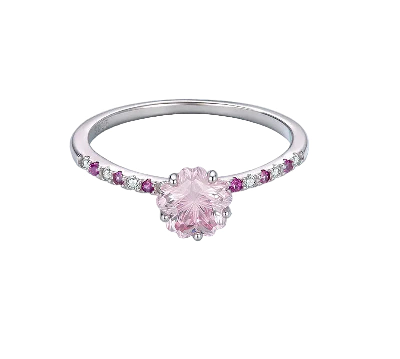 Pink Sapphire Stackable Ring