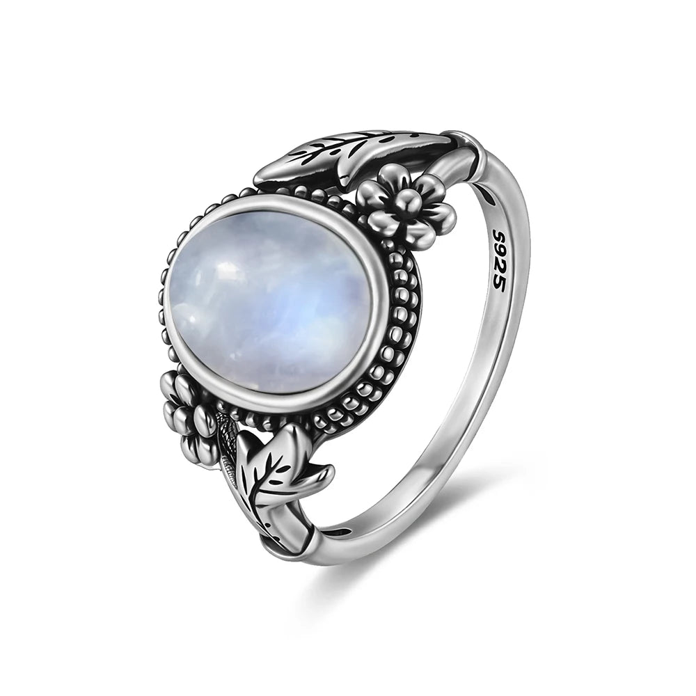 Natural Moonstone Vintage Ring