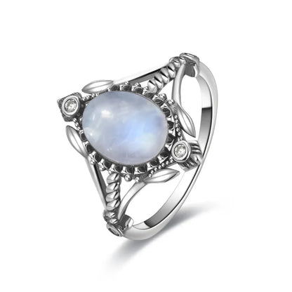 Natural Moonstone Vintage Ring