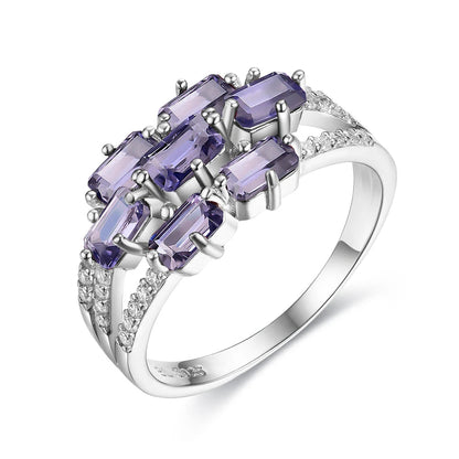 September Birthstone Iolite Ring