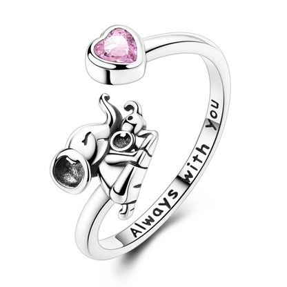 Pink Sapphire “Always With You” Open Ring