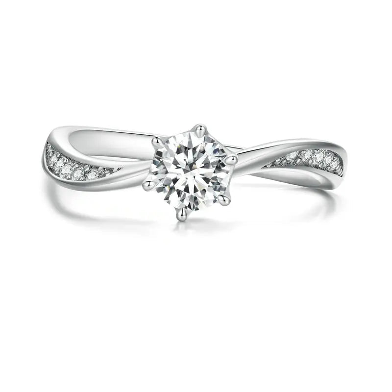 Promise ring in 925 sterling silver