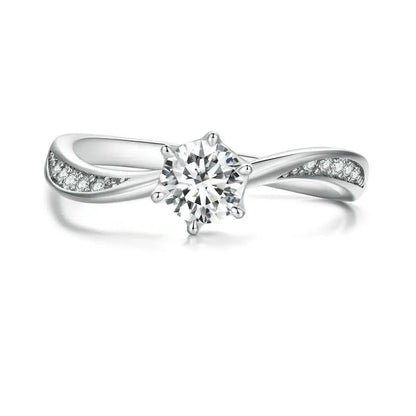 Promise ring in 925 sterling silver