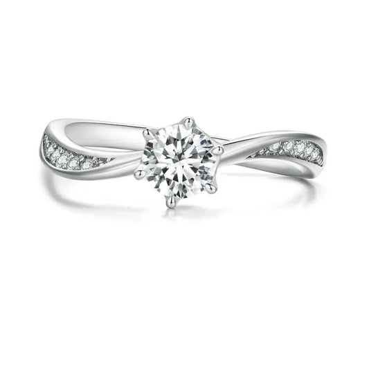 Promise ring in 925 sterling silver